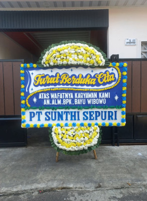 Papan Bunga Duka di Kutruk